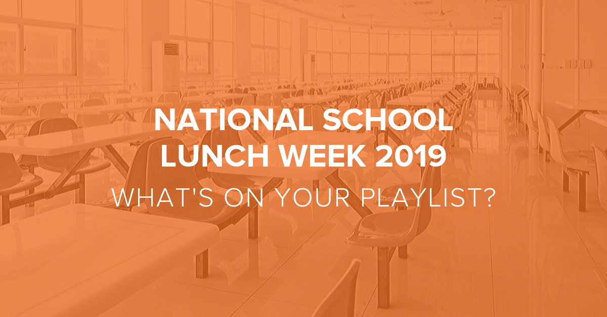 National School Lunch Week Photo of school cafeteria