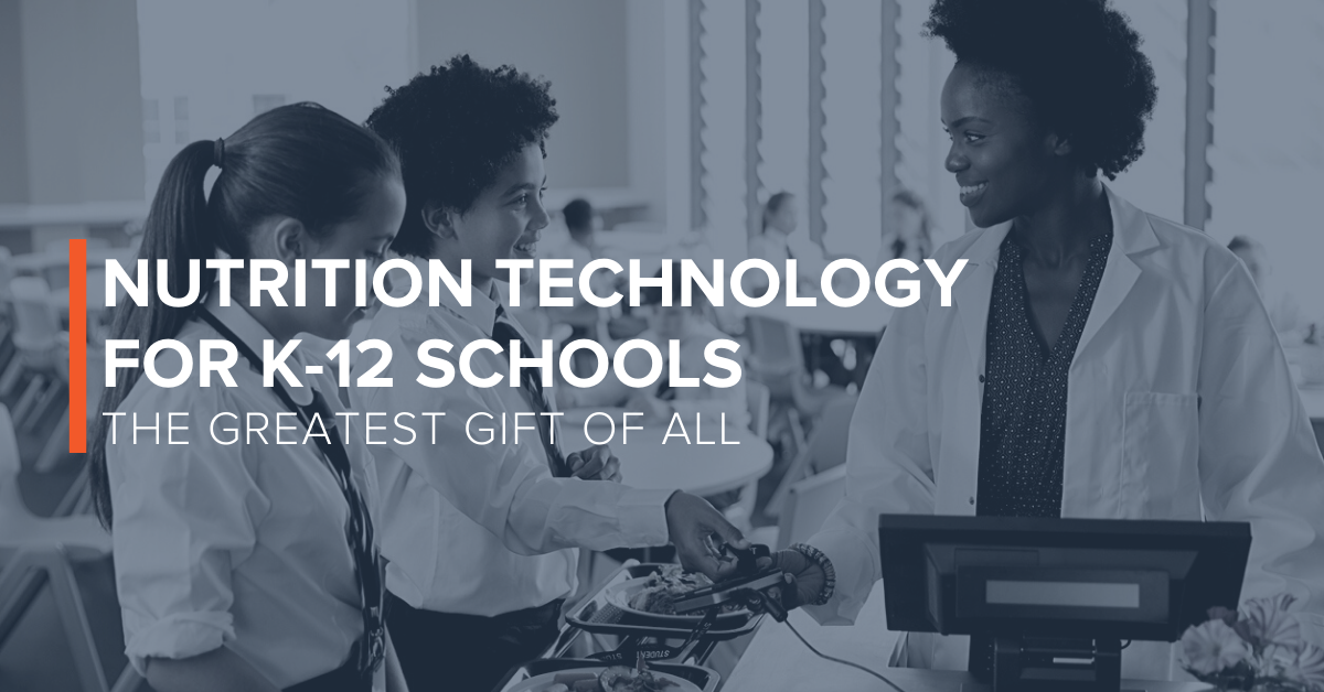 Students getting lunch at school using POS system nutrition technology greatest gift of all
